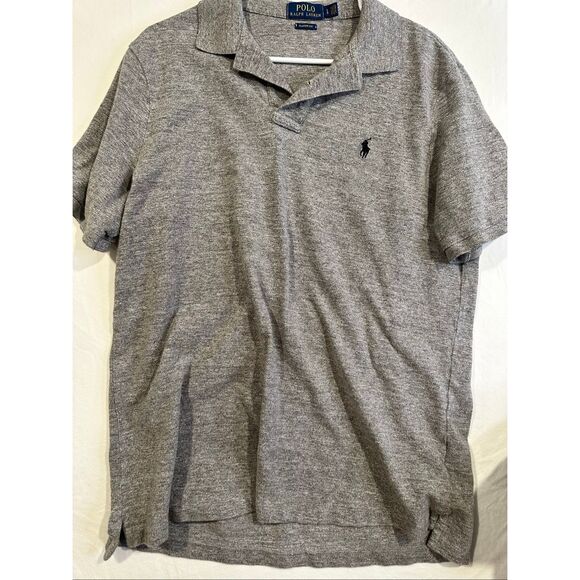 Polo Ralph Lauren Men’s Gray Classic Fit Shirt, size L - Picture 1 of 6